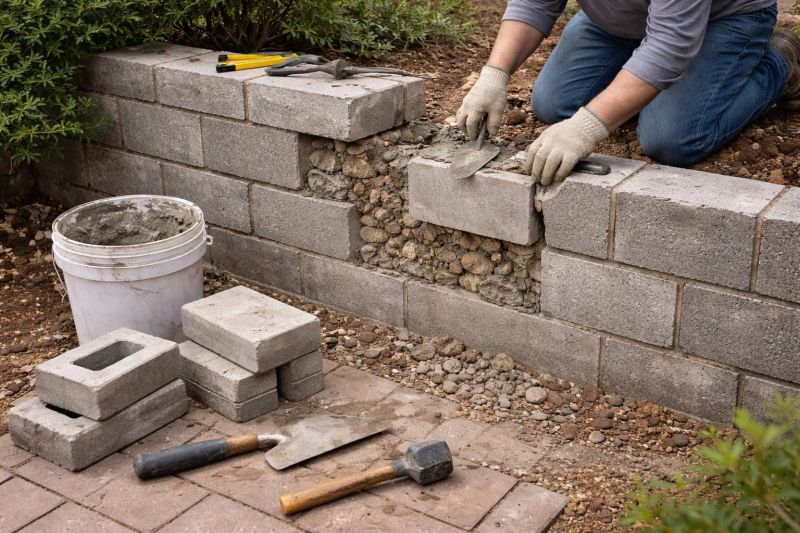 Block Wall Repair in Mount Juliet, TN