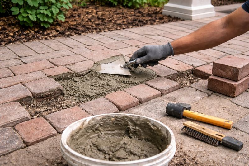 Brick Flatwork Repair in White House, TN