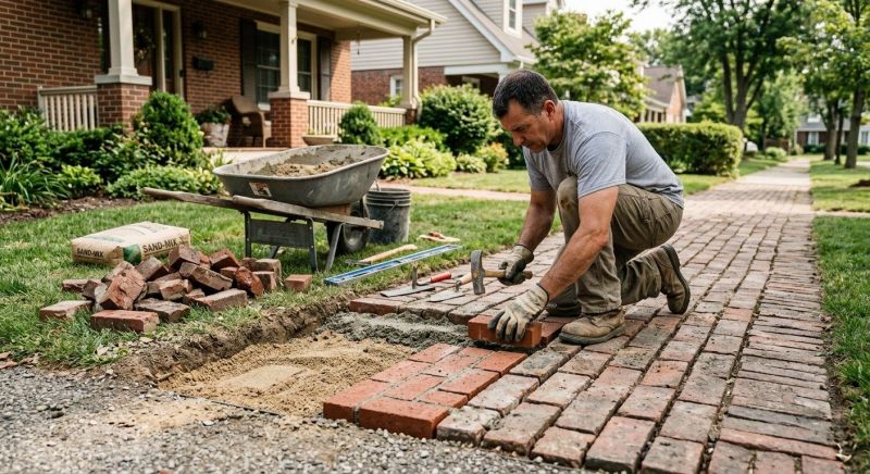 Brick Flatwork Repair in Whites Creek, TN