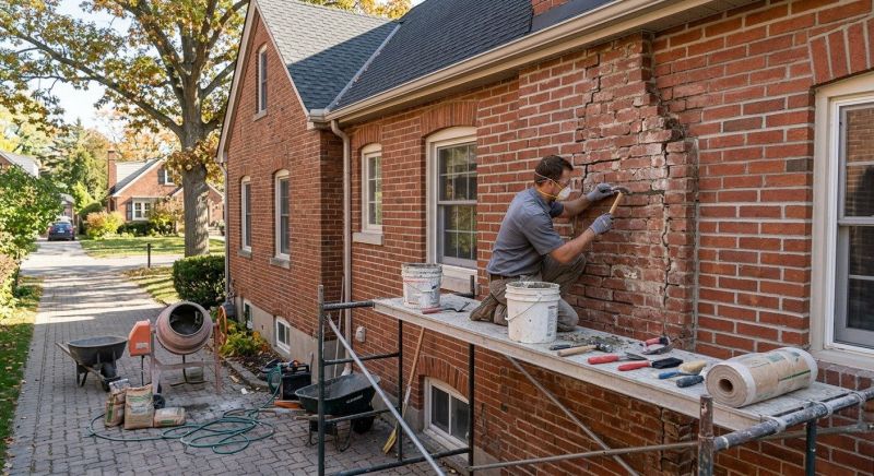 Brick Restoration in White House, TN