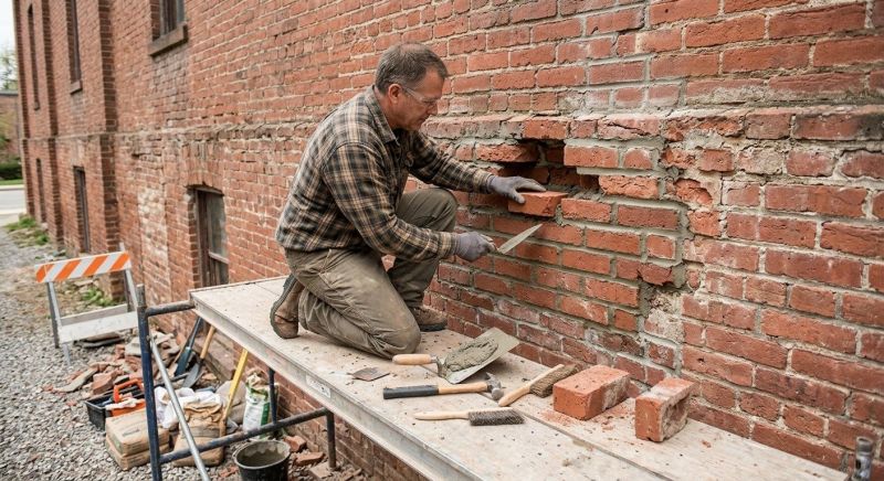 Brick Stairs Repair in Greenbrier, TN