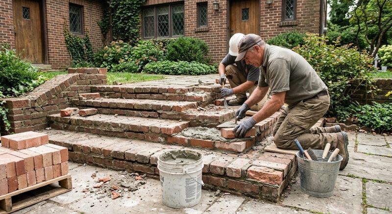 Brick Stairs Repair in Gallatin, TN