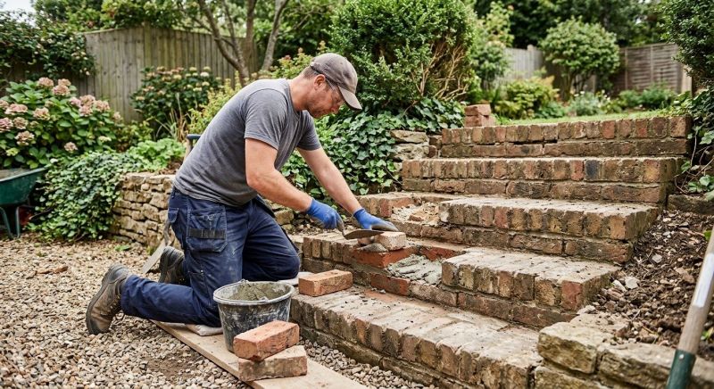 Brick Stairs Repair in Madison, TN