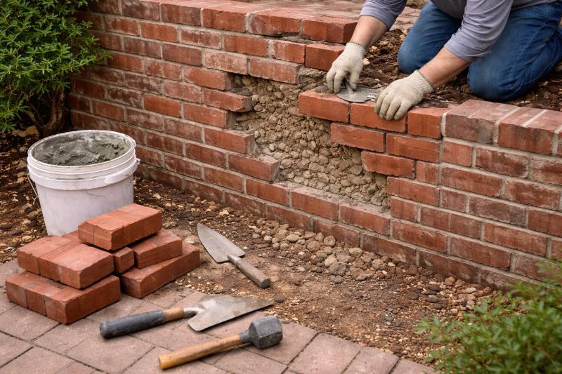 Brick Wall Repair in Madison, TN