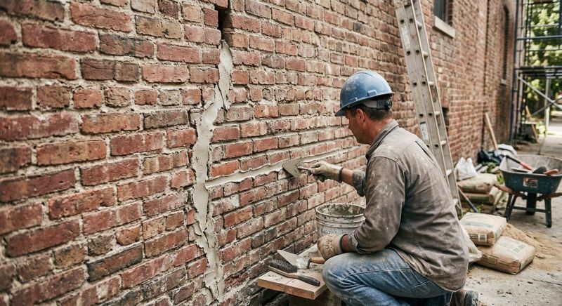 Brick Wall Repair in Westmoreland, TN