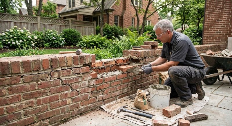 Brick Wall Repair in Wilson County, TN