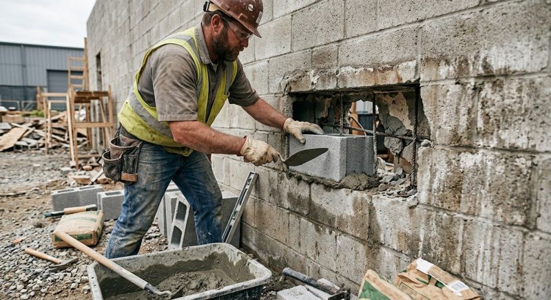 Cinder Block Repair in Gallatin, TN