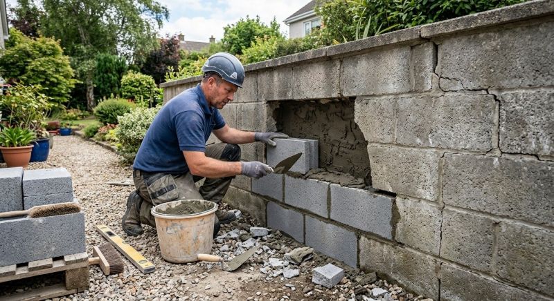 Concrete Block Repair in Goodlettsville, TN