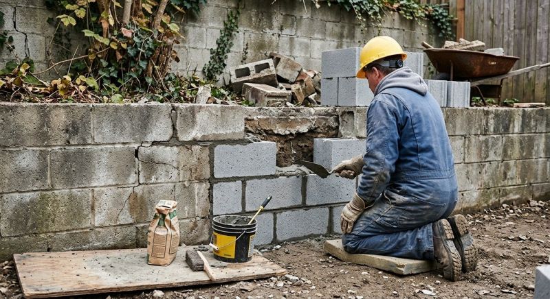 Concrete Block Repair in Greenbrier, TN