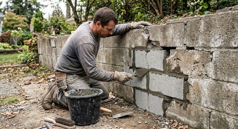 Concrete Block Repair in Hermitage, TN