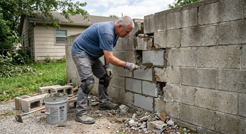 Concrete Block Repair in Old Hickory, TN