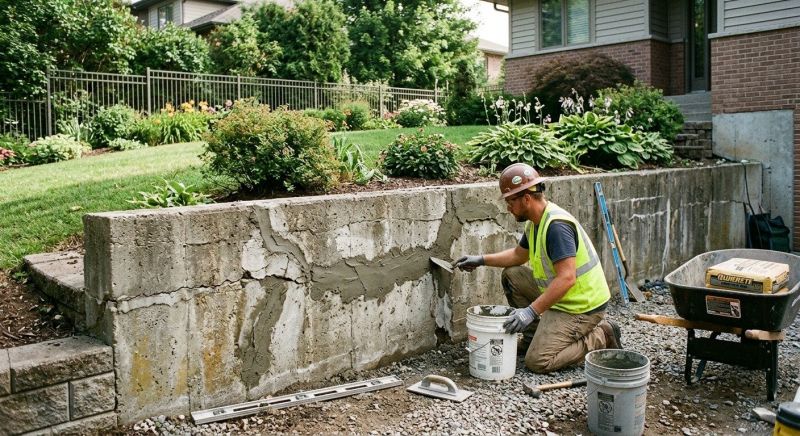 Retaining Wall Repair in Greenbrier, TN