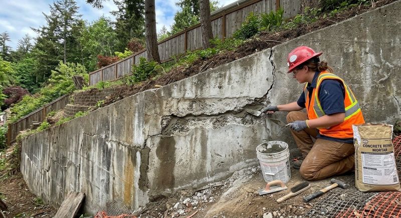 Retaining Wall Repair in Hartsville, TN