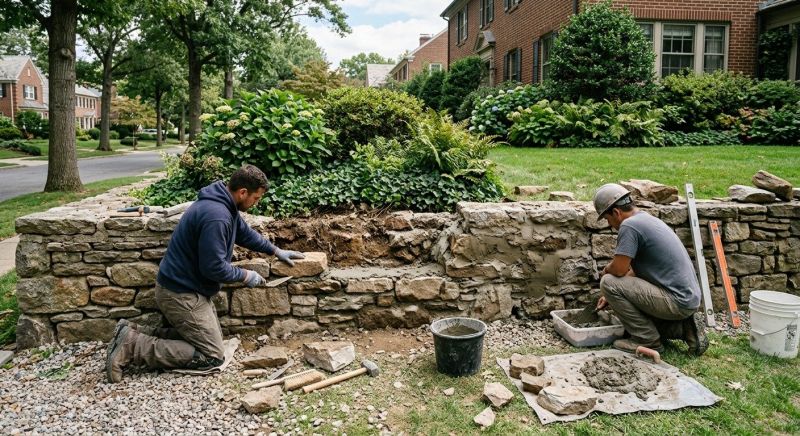Retaining Wall Repair in Madison, TN