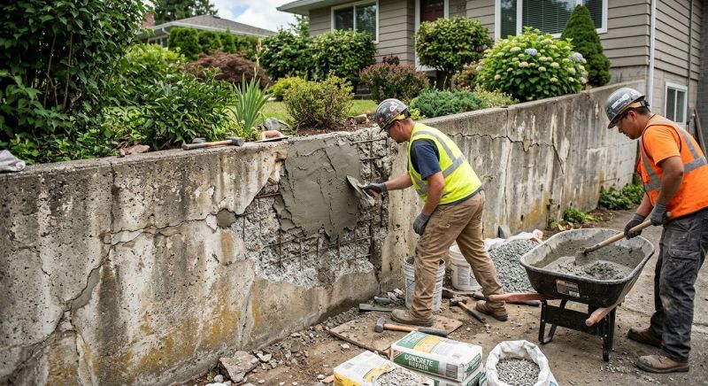 Retaining Wall Repair in Springfield, TN