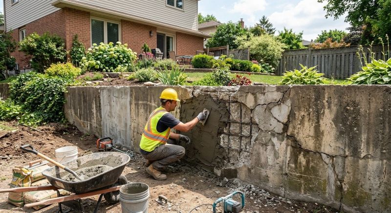 Retaining Wall Repair in Trousdale County, TN