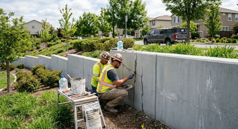 Retaining Wall Repair in Wilson County, TN
