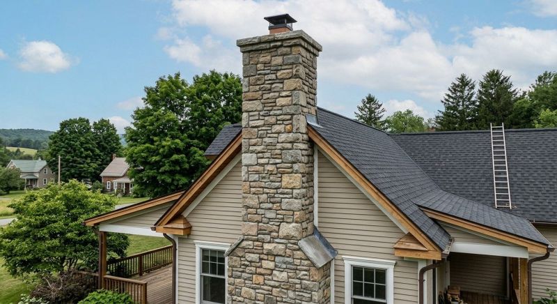 Stone Chimney Installation in Castalian Springs, TN
