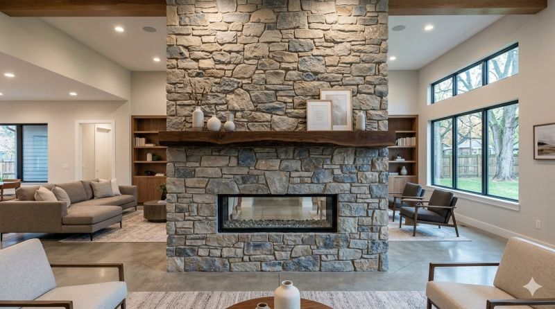 Stone Chimney Installation in Greenbrier, TN