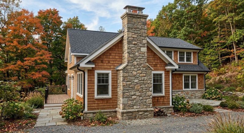 Stone Chimney Installation in Hermitage, TN