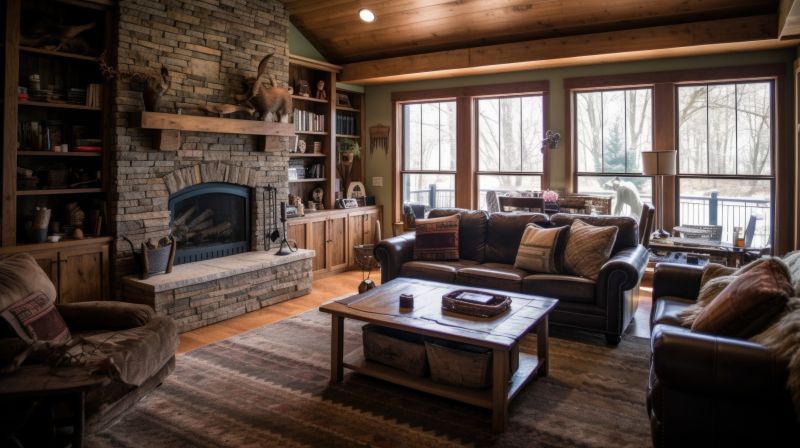 Stone Chimney Installation in White House, TN