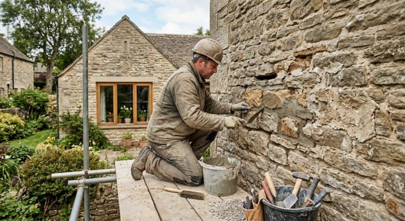 Stone Masonry Repair in White House, TN