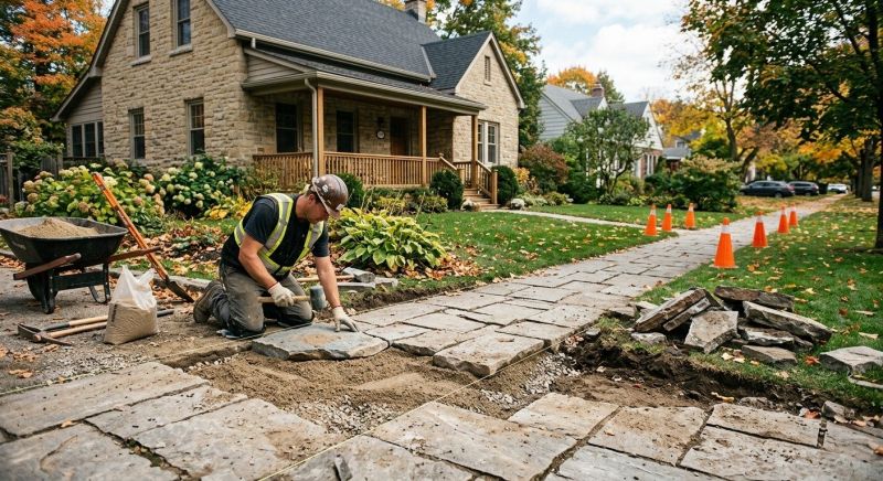 Stone Walkway Repair in Gallatin, TN
