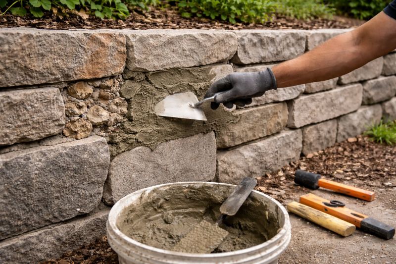 Stone Wall Repair in Gallatin, TN
